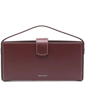 Magda Butrym Apolonia Top-handle Leather Tote Bag - パープル