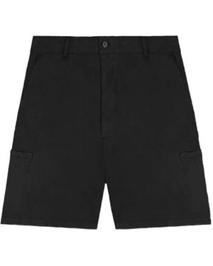 Represent Bermudas con bolsillos cargo - Negro