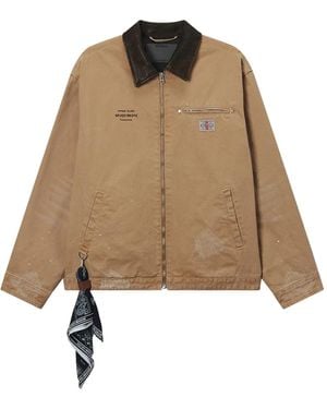 Musium Div. Veste À Détail De Foulard - Neutre