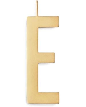 Design Letters A-Z Halsketting Met Letter-Hanger - Metallic