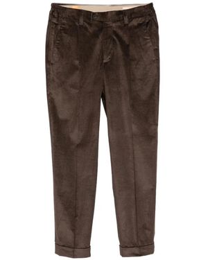Alpha Industries Pleated Corduroy Pants - Brown