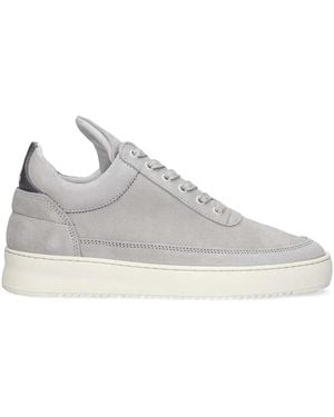 Filling Pieces Suede Sneakers - White
