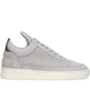 Filling Pieces Suede Trainers - White