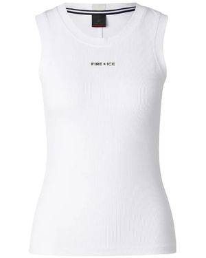 Bogner Fire + Ice Manya Ribbed Tank Top - White