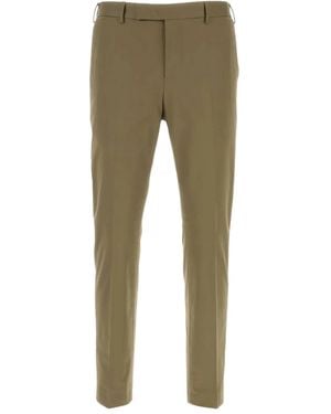 PT Torino Straight-Leg Trousers - Green