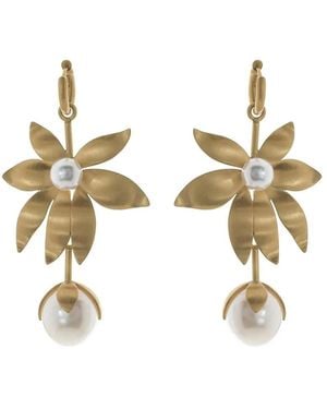 Irene Neuwirth Golden Blossom ピアス 18kイエローゴールド - メタリック