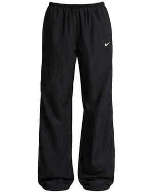 Nike Embroidered-Logo Track Trousers - Black