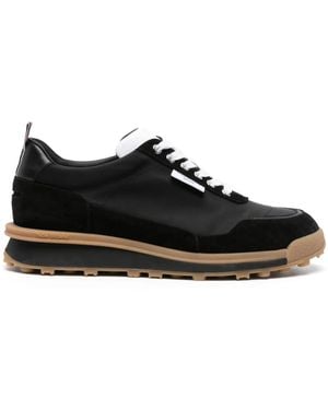 Thom Browne Trainers With Calf Leather - Black
