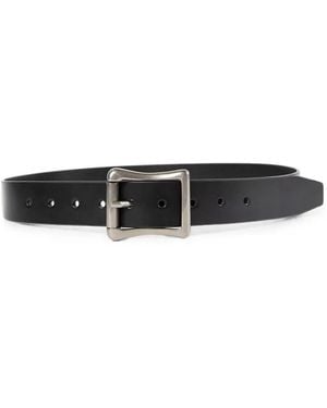 Ann Demeulemeester Klassischer Gürtel - Weiß