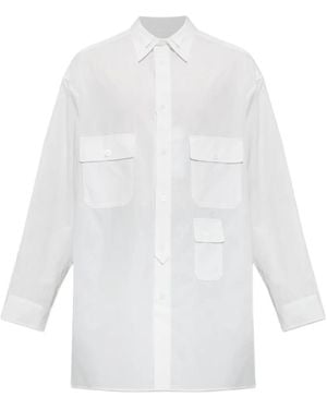 Yohji Yamamoto Flap-Pocket Shirt - White