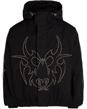 Chew Forever Veste Cloutée À Capuche - Black