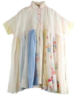 Péro Floral-Print Dress - White