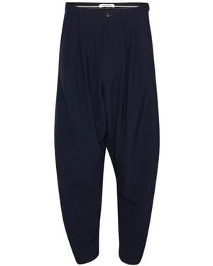 Henrik Vibskov Pantalones Ants De Tiro Caído - Azul