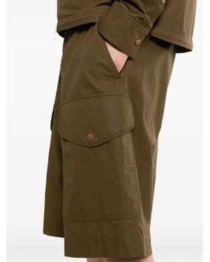 Moncler Drawstring Cargo Shorts - Green