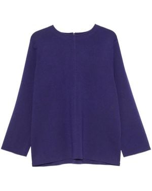 Bompard Pullover Mit Rundhalsausschnitt - Blau