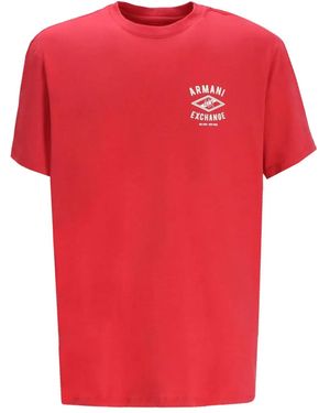 ARMANI EXCHANGE T-Shirt - Rosso