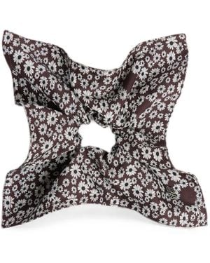 Sandro Haargummi Mit Blumenprint - Schwarz