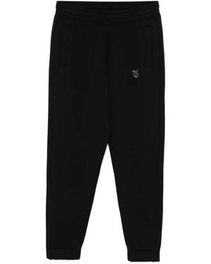 Maison Kitsuné Bold Fox Head-Patch Track Trousers - Black