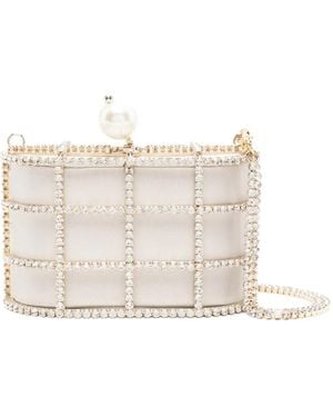 Rosantica Borsa A Spalla Mini Con Decorazione - Bianco