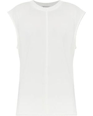 Ami Paris Panelled Tank Top - White