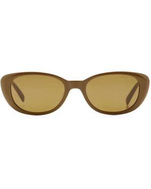 Saint Laurent Cat-Eye Frame Sunglasses - Metallic