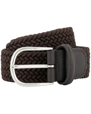 Anderson's Leren Riem - Zwart
