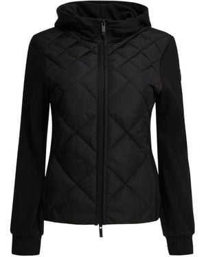 Moncler Quilted Hooded Jacket - Black