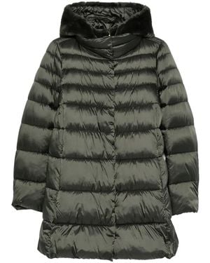 Emme Emmchenzia Faux-Fur-Trim Hooded Coat - Grey