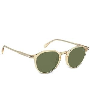 David Beckham Round-Frame Sunglasses - Green