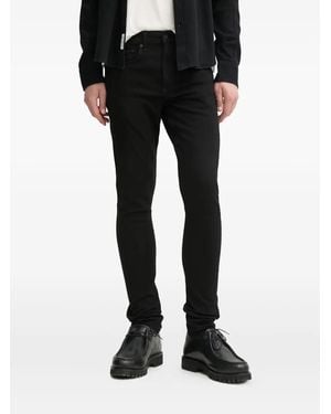 Rag & Bone Logo-Embroidered Jeans - Black