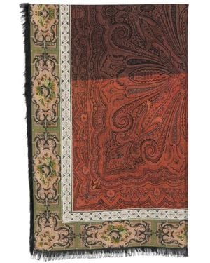 Pierre Louis Mascia Schal Mit Paisley-Print - Braun