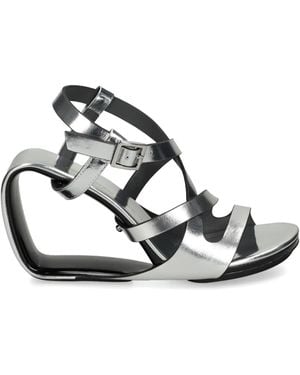 United Nude Verspiegelte Sandalen 65mm - Mettallic