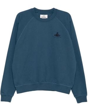 Vivienne Westwood ラグランスリーブ プルオーバー - ブルー