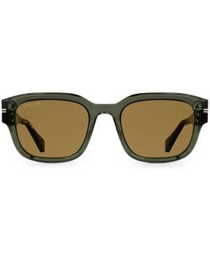 Lacoste Square-Frame Sunglasses - Green