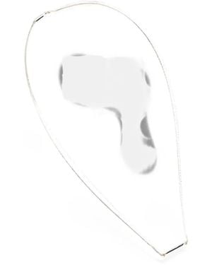 AllSaints Layered Bar-Pendant Necklace - White