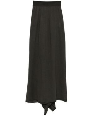 Frenckenberger Knitted Skirt - Black