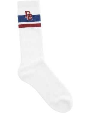 DSquared² Calcetines Con Logo Bordado - Blanco