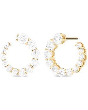 Melissa Kaye 18K Aria Diamond Earrings - White