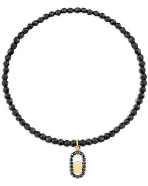 Tous Bear-Embellishment Bracelet - Black