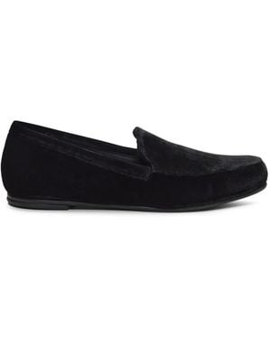 Loulou de Saison Mocassins Bert En Velours - Black
