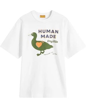 Human Made T-Shirt mit grafischem Print - Weiß