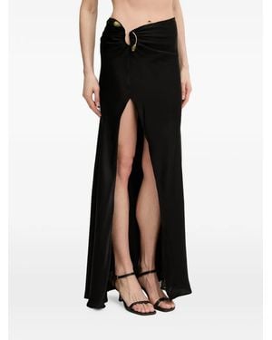Bardot Dylan Embellished Front-Slit Skirt - Black