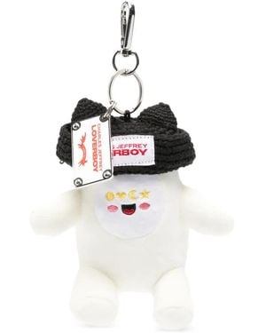 Charles Jeffrey Gromlin Plush Keyring - White