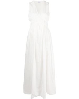 Brunello Cucinelli Cotton Midi Dress - White