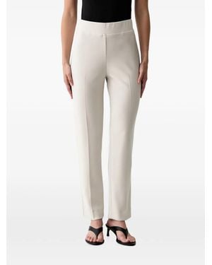 Joseph Ribkoff Split-Cuff Tailored Trousers - White