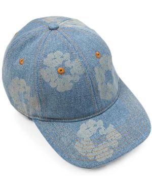 DENIM TEARS Wreath Denim Cap - Blue