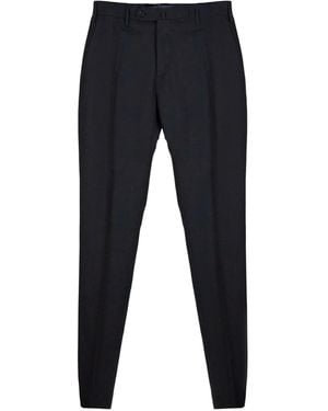 Incotex Pleated Tailored Trousers - Blue