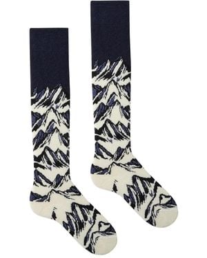 Fusalp Mount Ski Socks - White