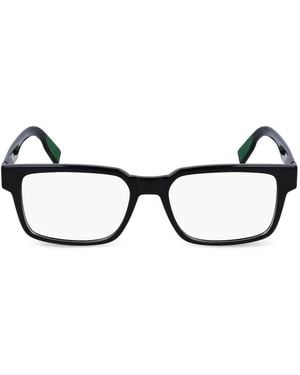 Lacoste Gafas Con Montura Rectangular - Negro