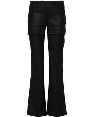 MISBHV Flared Cargo Trousers - Black